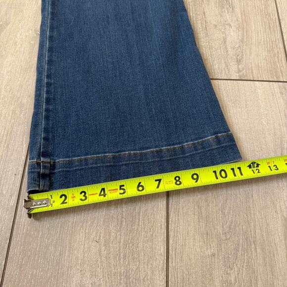 SPANX Jeans Denim Flare Vintage Indigo Blue Pull On Long Y2K 20456R Plus Size 2X - Picture 8 of 11